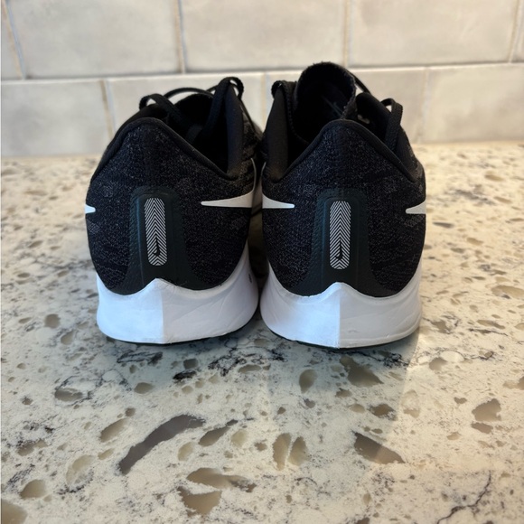 Nike Zoom Black and White Athletic Sneakers - Picture 4 of 5